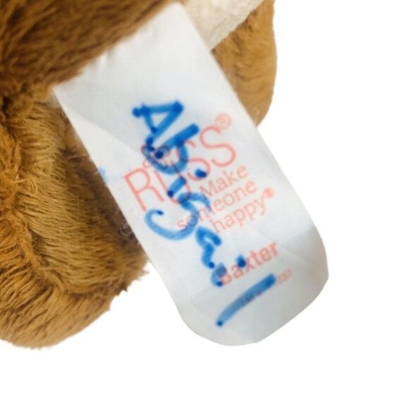 Russ Berrie Lil Peepers BAXTER the Basset Hound 8” Plush Stuffed Animal Big Eyes - Picture 8 of 8